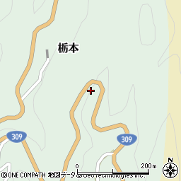 奈良県吉野郡下市町栃本148-1周辺の地図