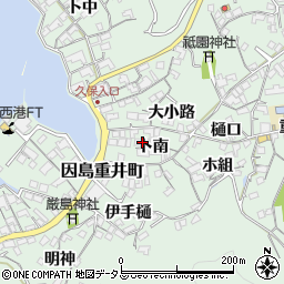 広島県尾道市因島重井町6683周辺の地図