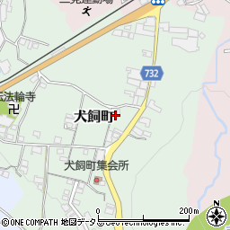 奈良県五條市犬飼町88周辺の地図