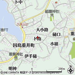 広島県尾道市因島重井町6680周辺の地図
