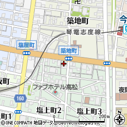ドミノ・ピザ　高松塩上町店周辺の地図