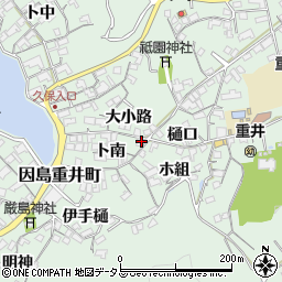 広島県尾道市因島重井町6691周辺の地図