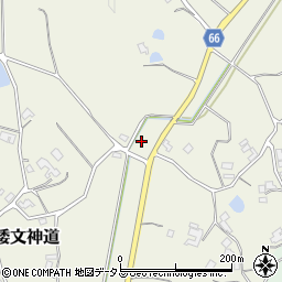 神道ふれあい公園トイレ周辺の地図