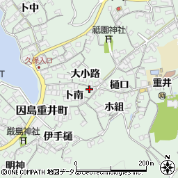 広島県尾道市因島重井町6690周辺の地図