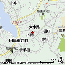 広島県尾道市因島重井町6687-5周辺の地図