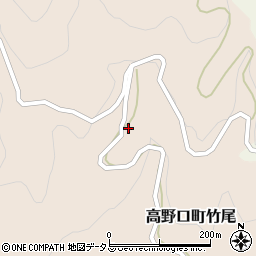 和歌山県橋本市高野口町竹尾268周辺の地図
