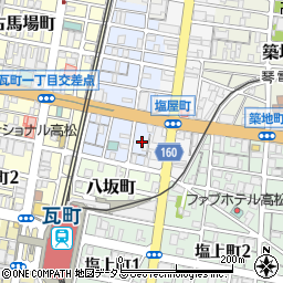 香川県高松市福田町12周辺の地図