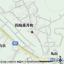 広島県尾道市因島重井町1493周辺の地図
