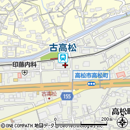 サーパス古高松駅前周辺の地図