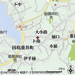広島県尾道市因島重井町6686周辺の地図