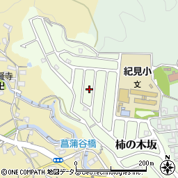 和歌山県橋本市柿の木坂16周辺の地図