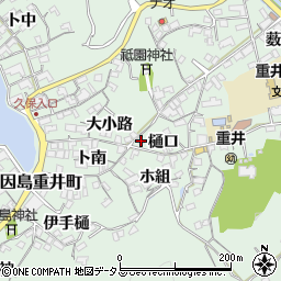 広島県尾道市因島重井町2956周辺の地図