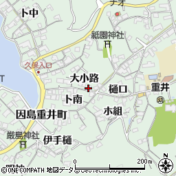 広島県尾道市因島重井町6708-1周辺の地図