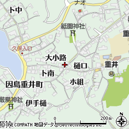 広島県尾道市因島重井町6694周辺の地図