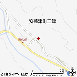 広島県東広島市安芸津町三津1354周辺の地図