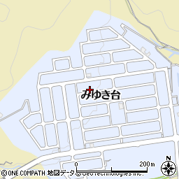 和歌山県橋本市みゆき台周辺の地図