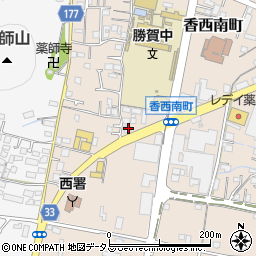 香川県高松市香西南町578周辺の地図