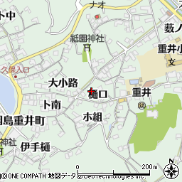 広島県尾道市因島重井町2955周辺の地図