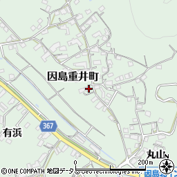 広島県尾道市因島重井町1484周辺の地図