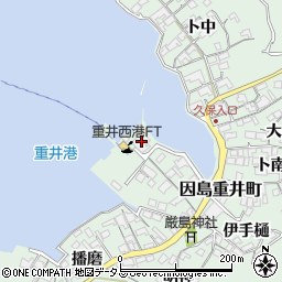 広島県尾道市因島重井町6292-7周辺の地図