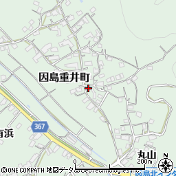 広島県尾道市因島重井町1481周辺の地図