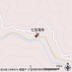 犬鳴山七宝瀧寺本堂周辺の地図