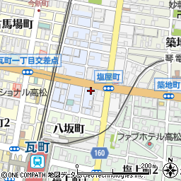 香川県高松市福田町12-3周辺の地図