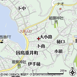 広島県尾道市因島重井町6715周辺の地図