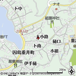 広島県尾道市因島重井町6712周辺の地図
