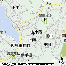 広島県尾道市因島重井町6712周辺の地図