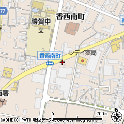 香川県高松市香西南町468-3周辺の地図