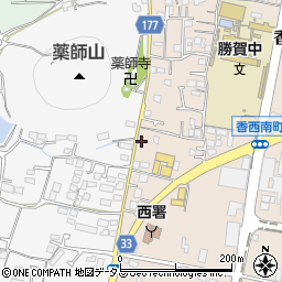 香川県高松市香西南町625周辺の地図