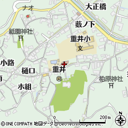 重井公民館周辺の地図