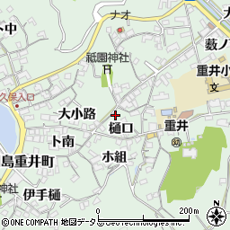 広島県尾道市因島重井町2953周辺の地図