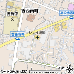 香川県高松市香西南町466周辺の地図
