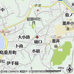 広島県尾道市因島重井町2951周辺の地図