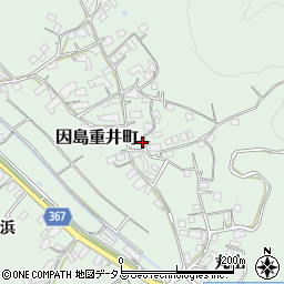 広島県尾道市因島重井町1409周辺の地図