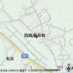 広島県尾道市因島重井町1386周辺の地図