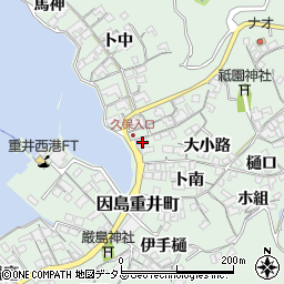 広島県尾道市因島重井町6724周辺の地図