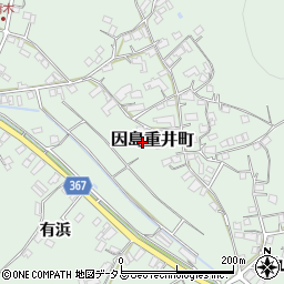 広島県尾道市因島重井町1383周辺の地図