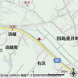 広島県尾道市因島重井町2426周辺の地図