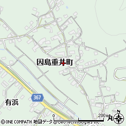 広島県尾道市因島重井町1393-2周辺の地図