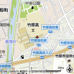 広島県立竹原高等学校周辺の地図