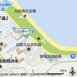 大浜公園周辺の地図