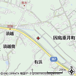 広島県尾道市因島重井町2424周辺の地図