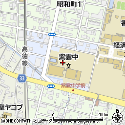 香川県高松市紫雲町周辺の地図