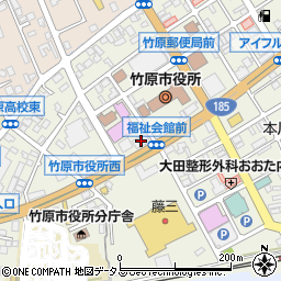 呉信用金庫竹原支店周辺の地図