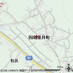 広島県尾道市因島重井町1382周辺の地図