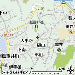 広島県尾道市因島重井町6700周辺の地図