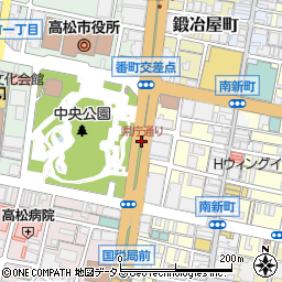県庁通り周辺の地図
